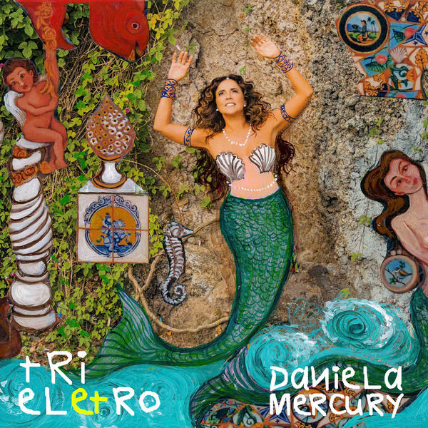 Album cover art for "Samba Presidente" by Daniela Mercury & Márcio Victor