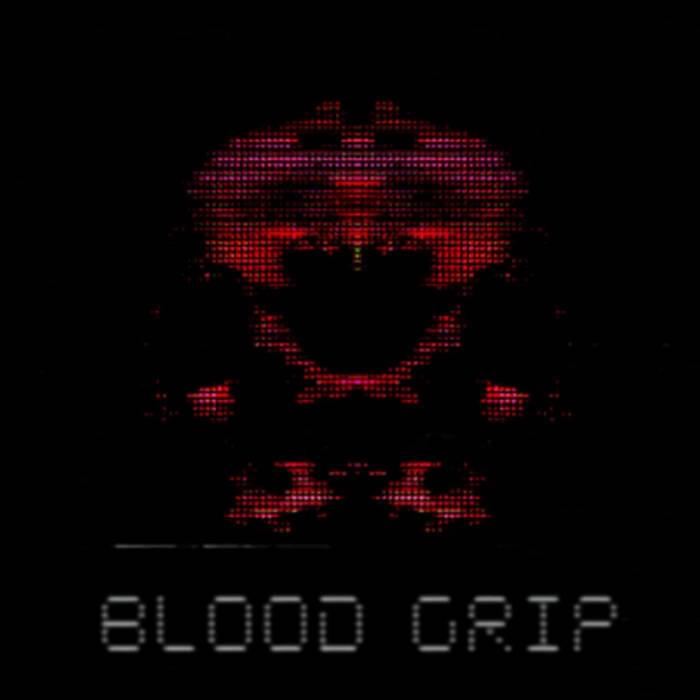 Album cover art for "Blood Grip" by Mega Drive