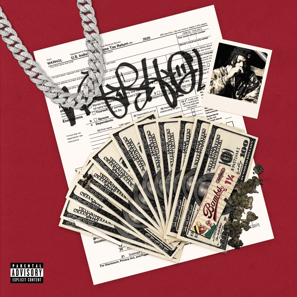 Album cover art for "TAX SEASON" by Warhol.SS