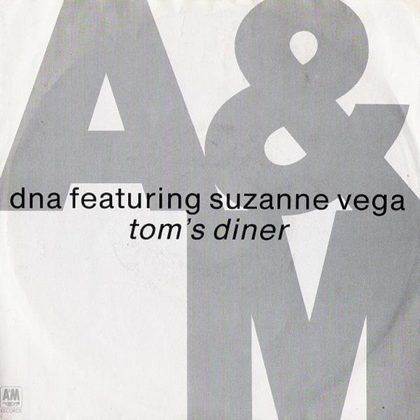 Album cover art for "Tom’s Diner" by DNA & Suzanne Vega