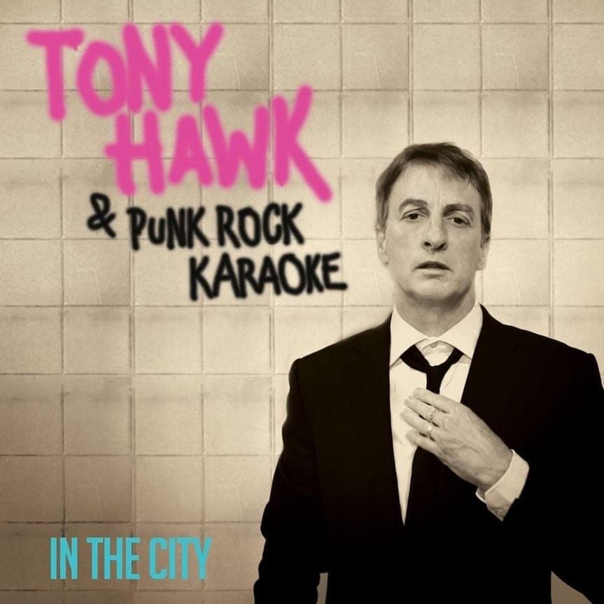 Album cover art for "In the City" by Tony Hawk