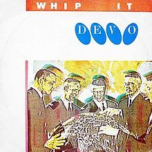 Album cover art for "Turn Around" by Devo