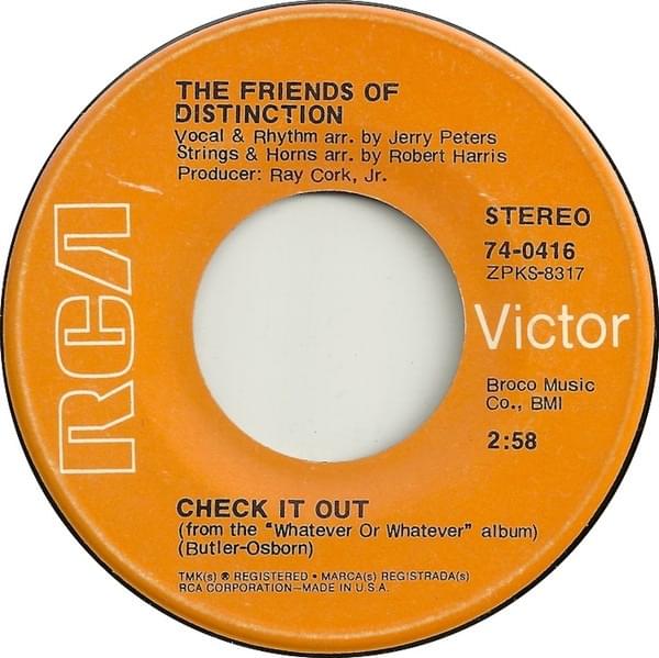 Check It Out by The Friends of Distinction