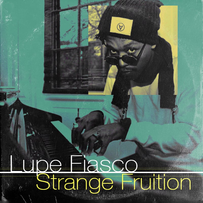 Album cover art for "Strange Fruition" by Lupe Fiasco & Casey Benjamin