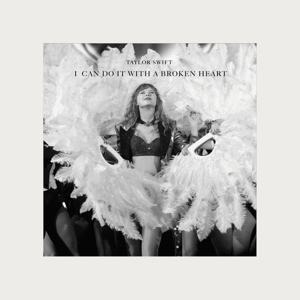 Album cover art for "I Can Do It With a Broken Heart" by Taylor Swift