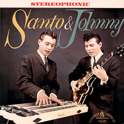 Album cover art for "Sleepwalk" by Santo & Johnny
