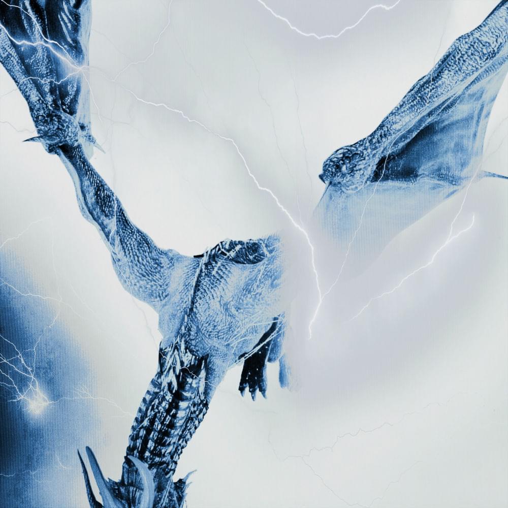 Album cover art for "Wow. (Remix)" by Post Malone & Roddy Ricch & Tyga