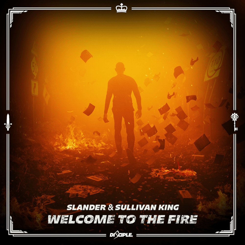Album cover art for "Welcome To The Fire" by SLANDER