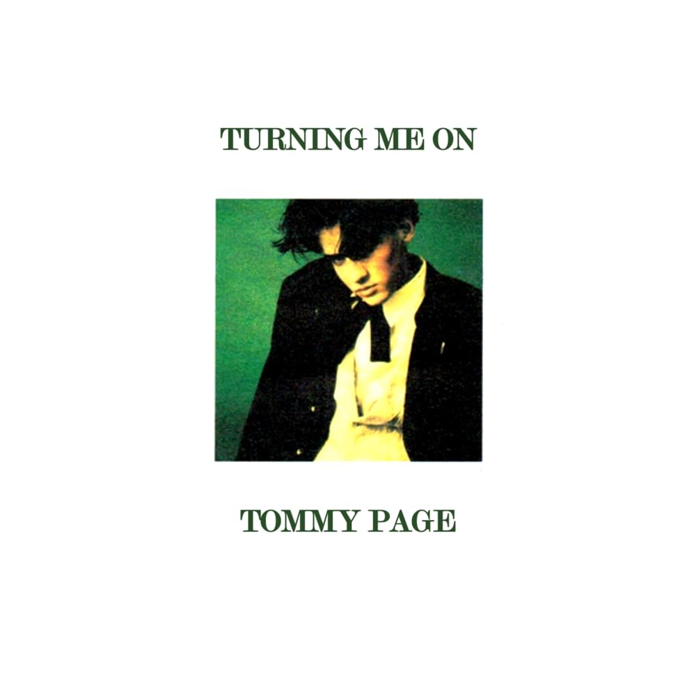 Album cover art for "Turning Me On" by Tommy Page