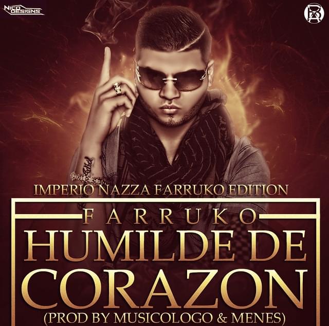 Album cover art for "Humilde De Corazón" by Farruko