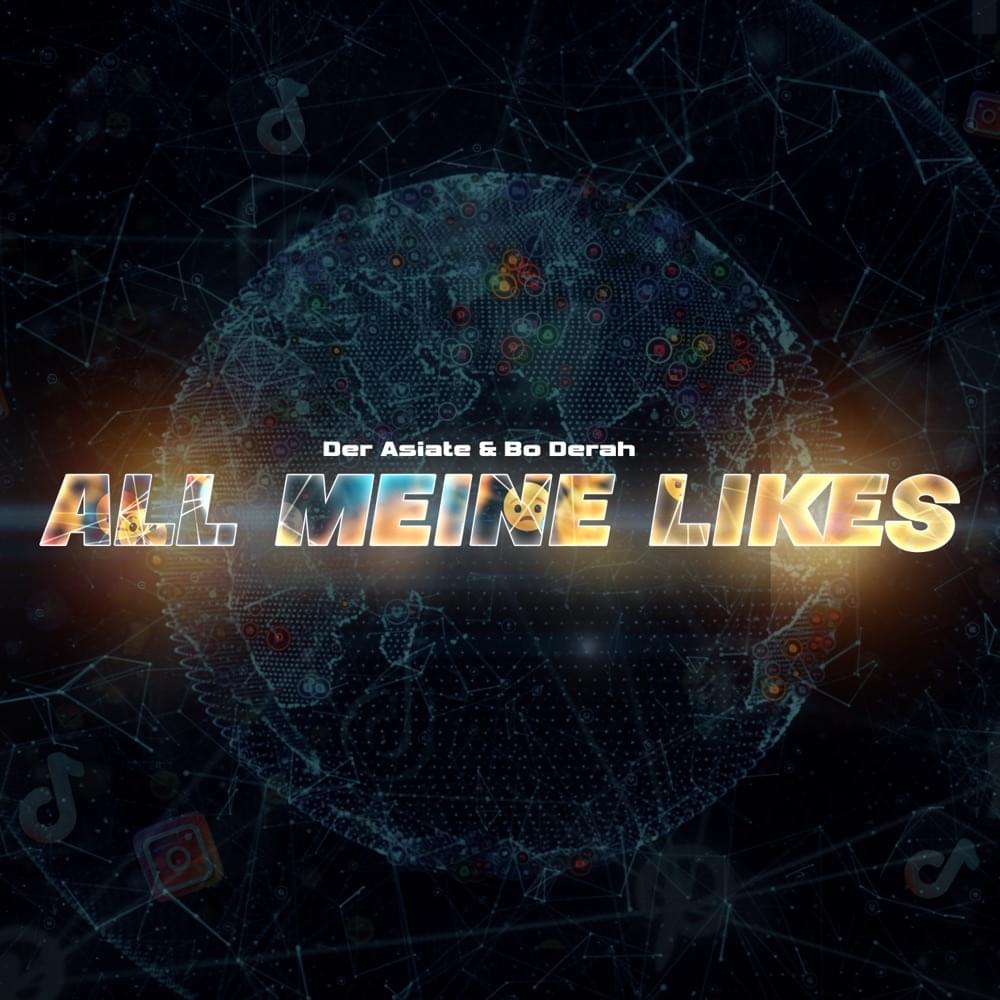 Album cover art for "All meine Likes" by Der Asiate