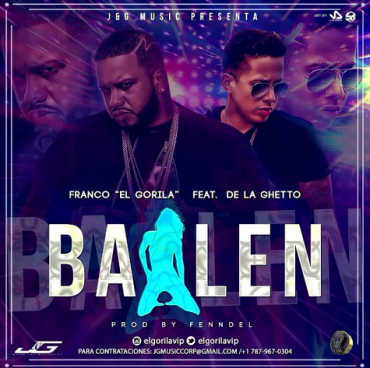 Album cover art for "Bailen" by Franco “El Gorila” & De La Ghetto