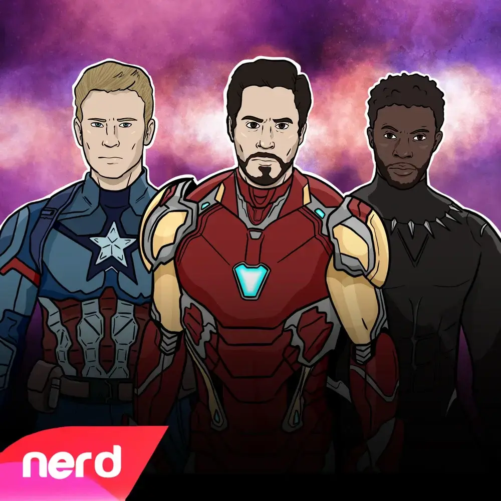 Album cover art for "The MCU Rap" by NerdOut