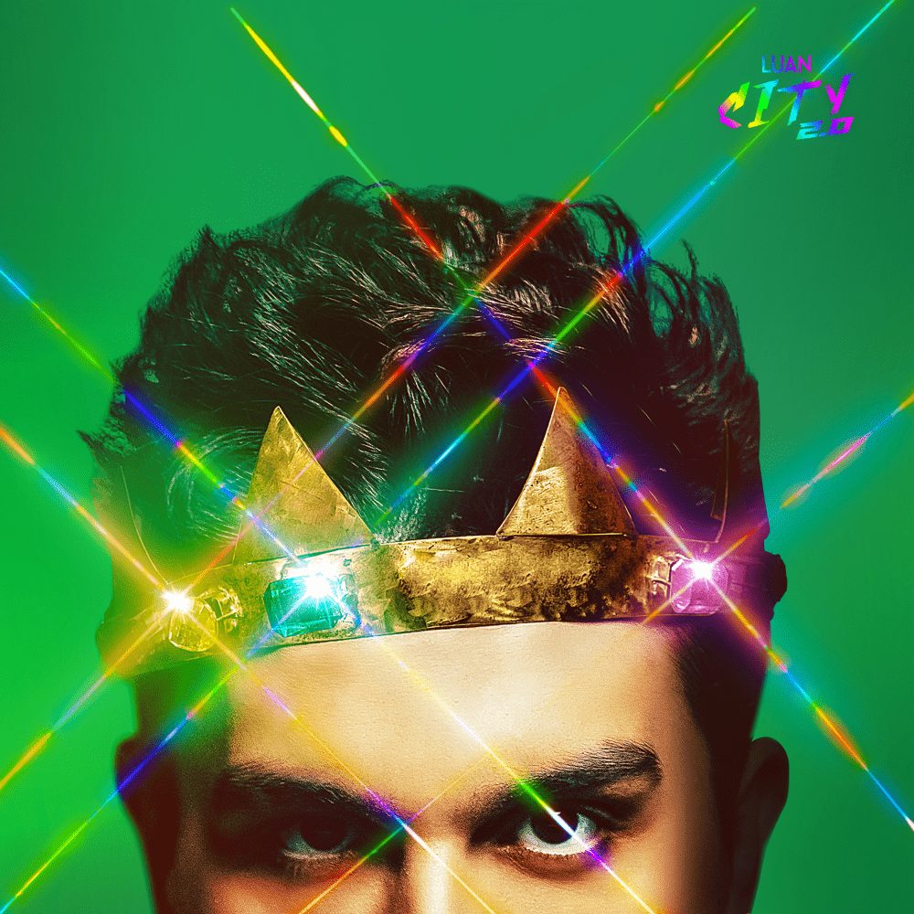 Album cover art for "AMBIENTE ERRADO (Ao Vivo)" by Luan Santana