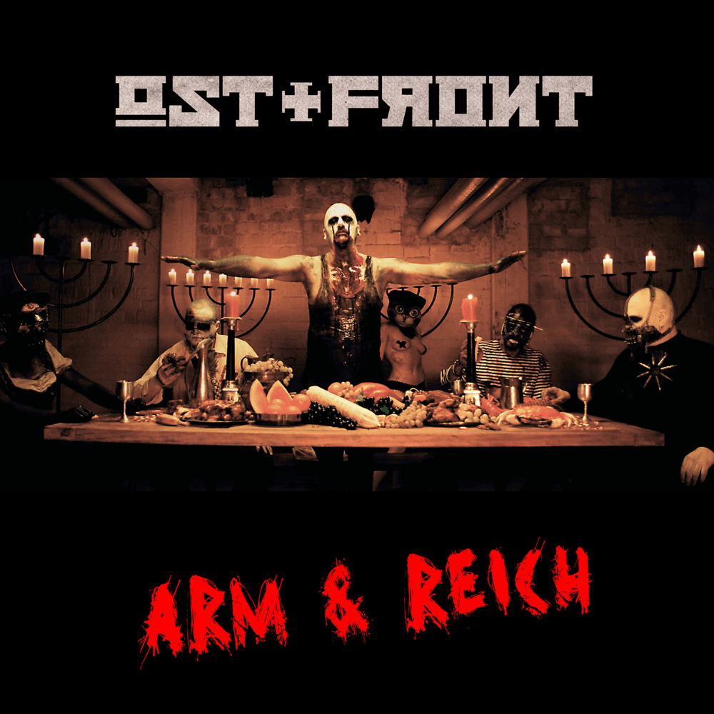 Album cover art for "Arm und Reich" by Ost+Front