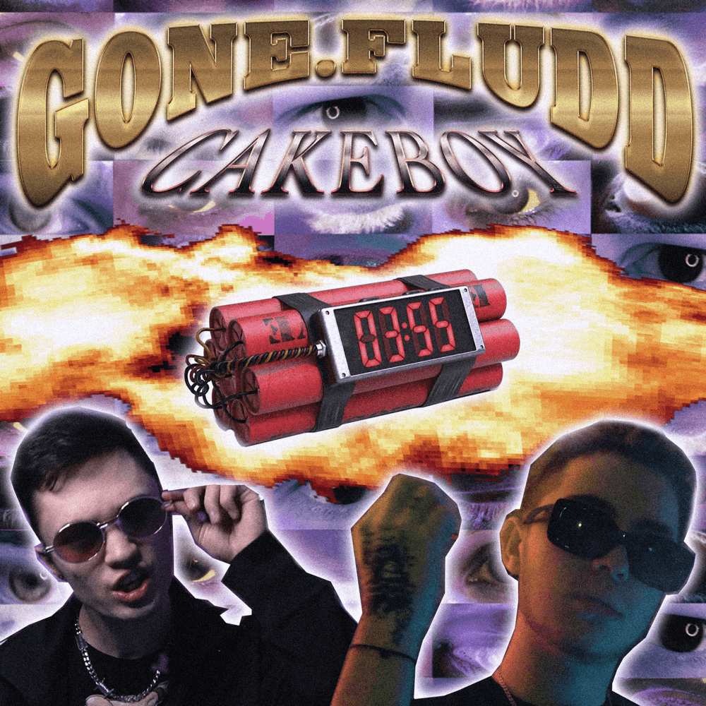 Album cover art for "3:55 FREESTYLE" by GONE.Fludd & CAKEBOY