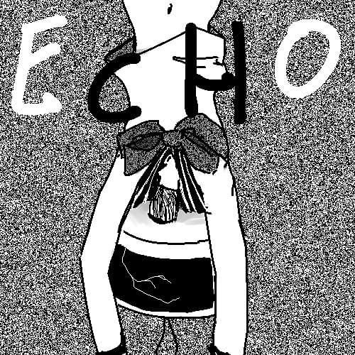 Album cover art for "ECHO" by CIRCRUSH & GUMI (グミ)