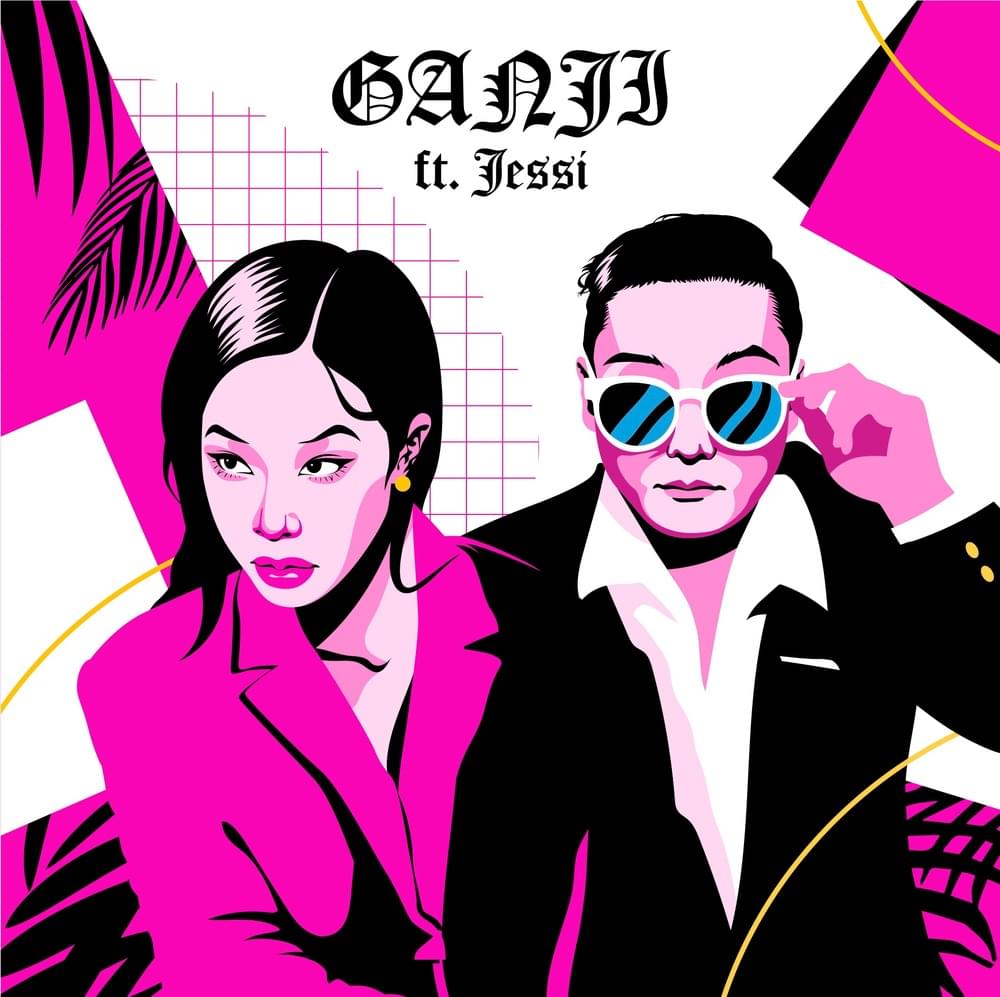 Album cover art for "GANJI" by PSY & Jessi (제시)