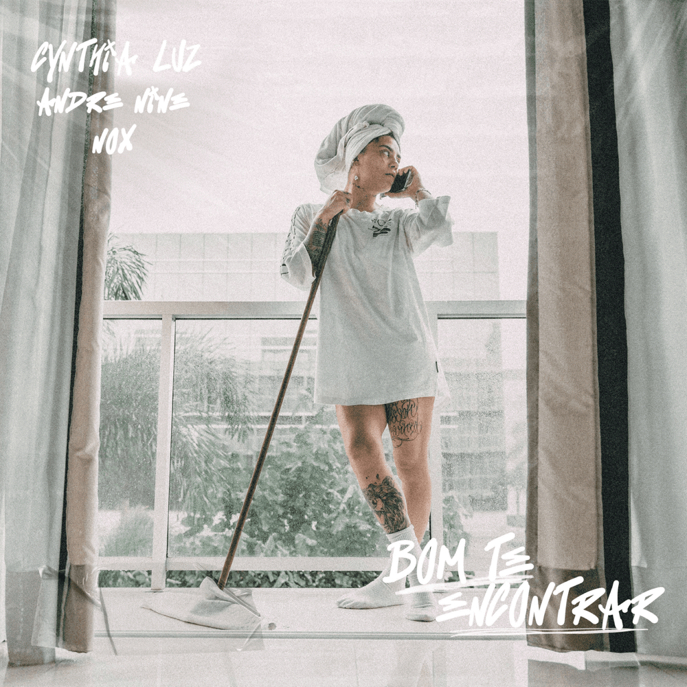 Album cover art for "Bom Te Encontrar" by Cynthia Luz