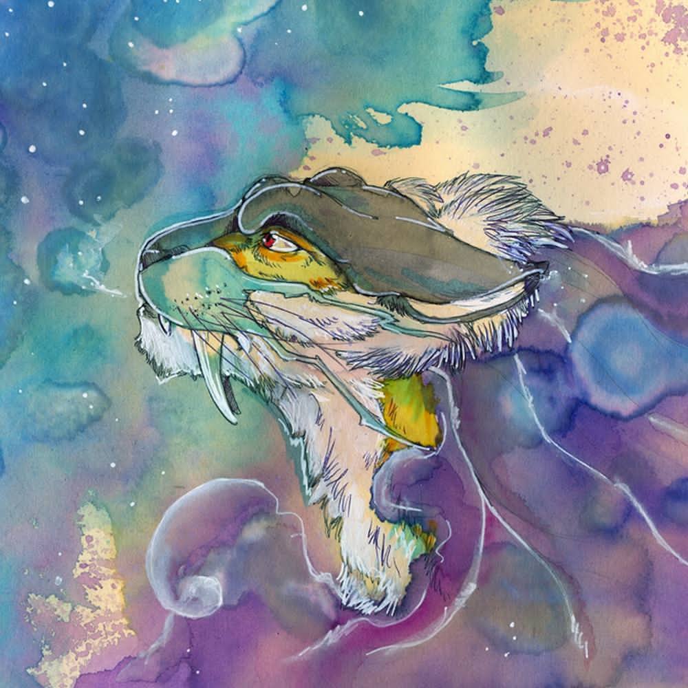 Album cover art for "Raikou" by Max D. Carter
