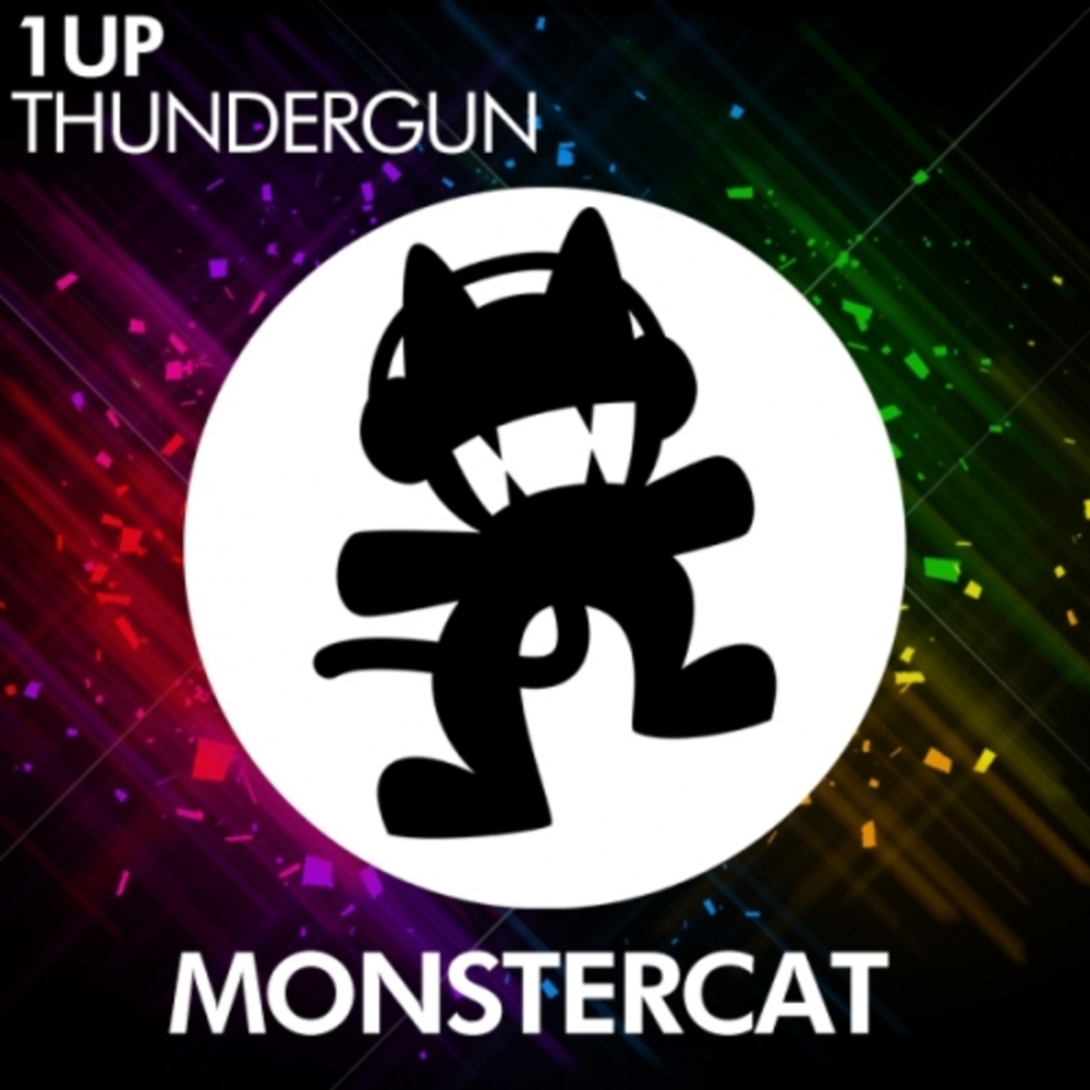 Album cover art for "Thundergun" by 1UP