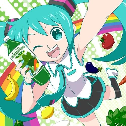 Album cover art for "ぽっぴっぽー (PoPiPo)" by Ubisoft & 初音ミク (Hatsune Miku)