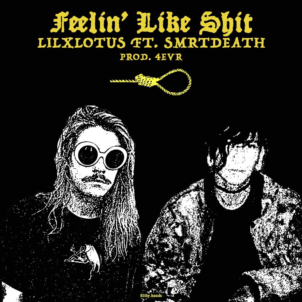 Album cover art for "Feeling Like Shit" by LiL Lotus & ​​Smrtdeath
