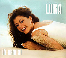 Album cover art for "Tô Nem Aí" by Luka