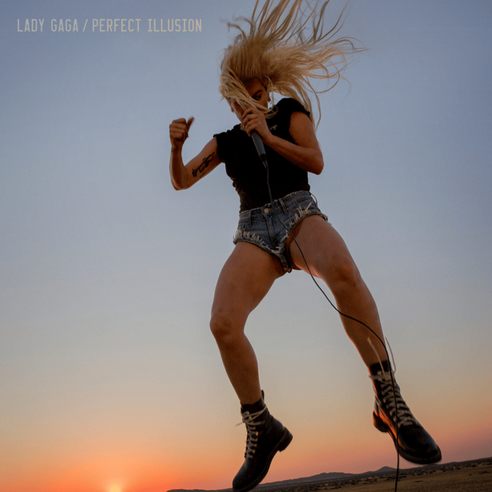 Album cover art for "Perfect Illusion" by Lady Gaga