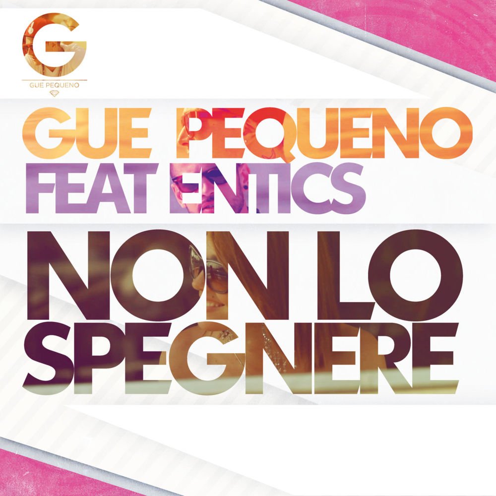 Album cover art for "Non lo spegnere" by Guè & Entics