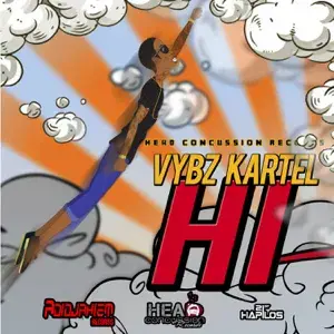 Album cover art for "Hi" by Vybz Kartel