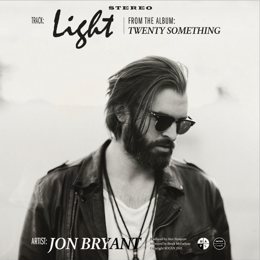 Album cover art for "Light" by Jon Bryant