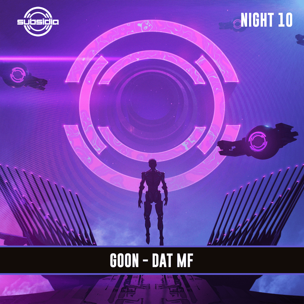 Album cover art for "DAT MF" by Goon (EDM)