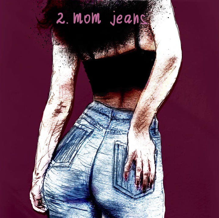 Album cover art for "Mom jeans" by Kukon