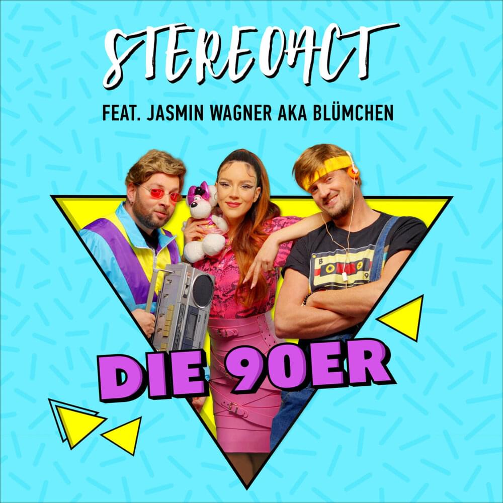 Album cover art for "Die 90er" by Stereoact & Jasmin Wagner