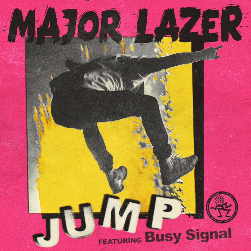 Album cover art for "Jump" by Major Lazer & Busy Signal