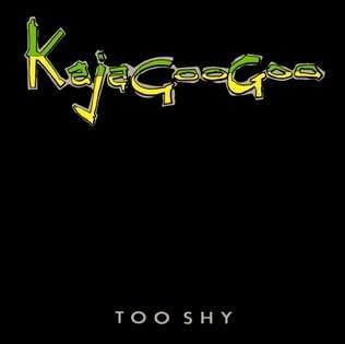 Album cover art for "Too Shy" by Kajagoogoo