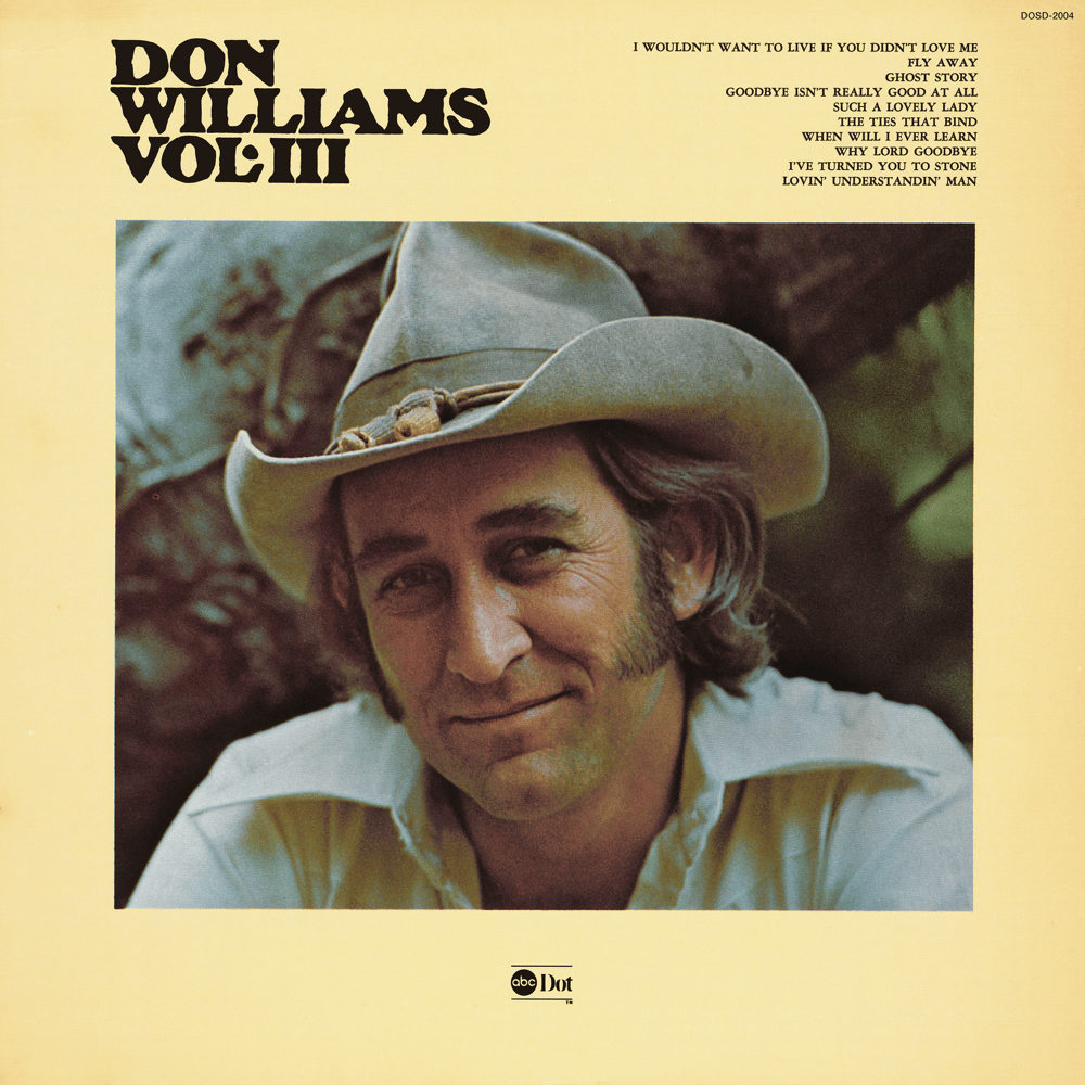 Album cover art for "The Ties That Bind" by Don Williams