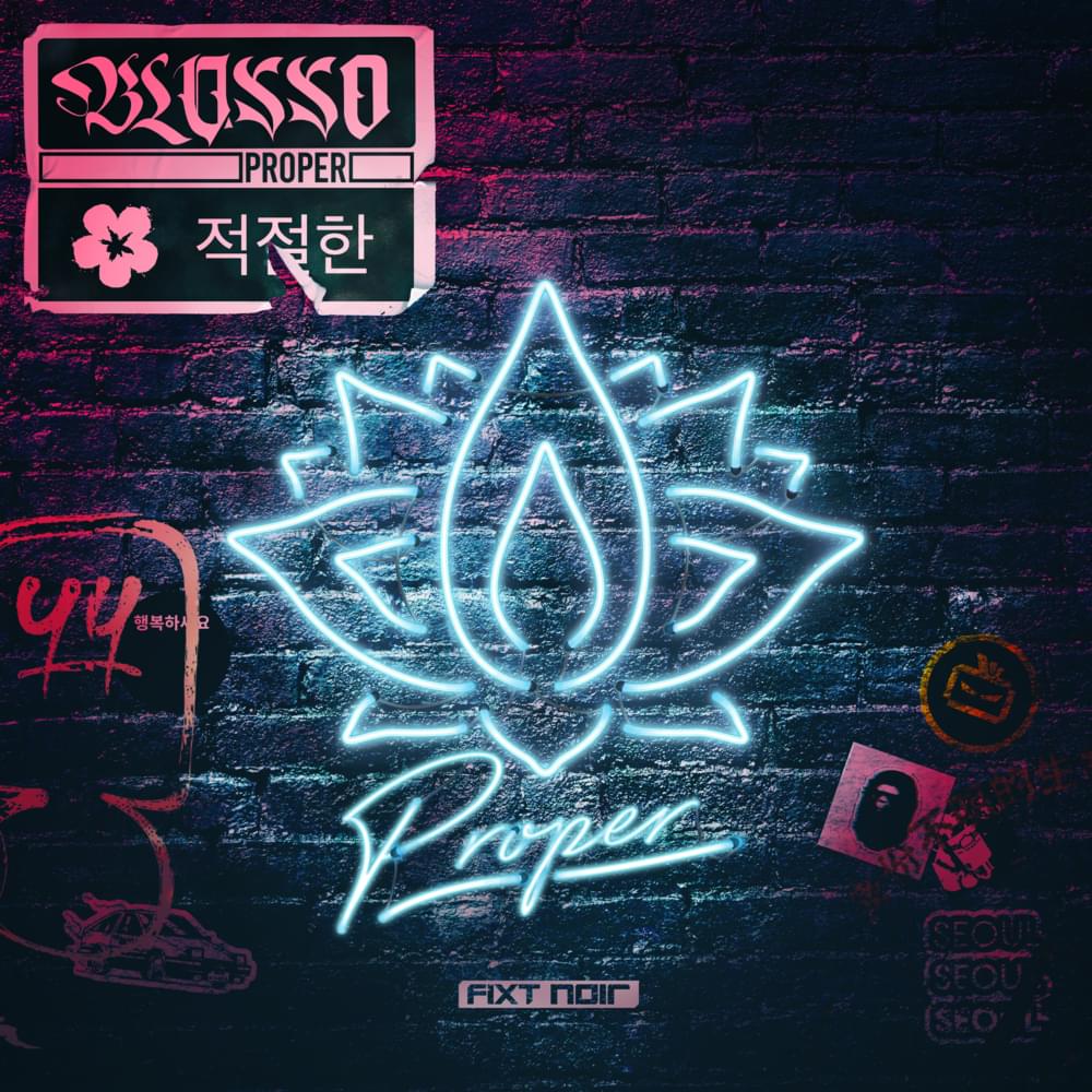 Album cover art for "Proper" by Blosso