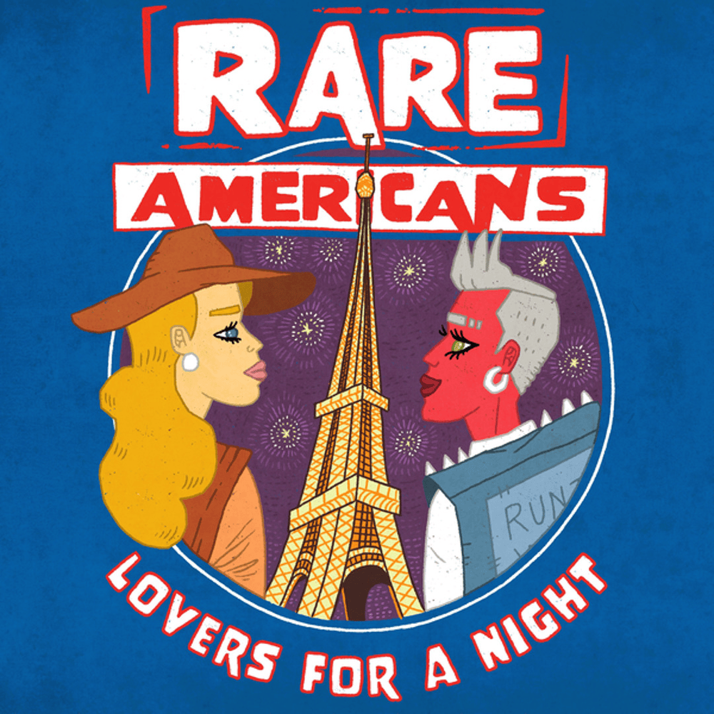 Album cover art for "Lovers For A Night" by Rare Americans & Vox Rea