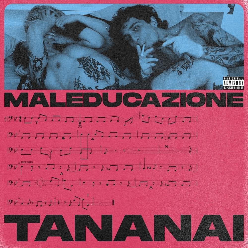 Album cover art for "MALEDUCAZIONE" by Tananai