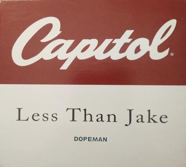 Album cover art for "Dopeman" by Less Than Jake