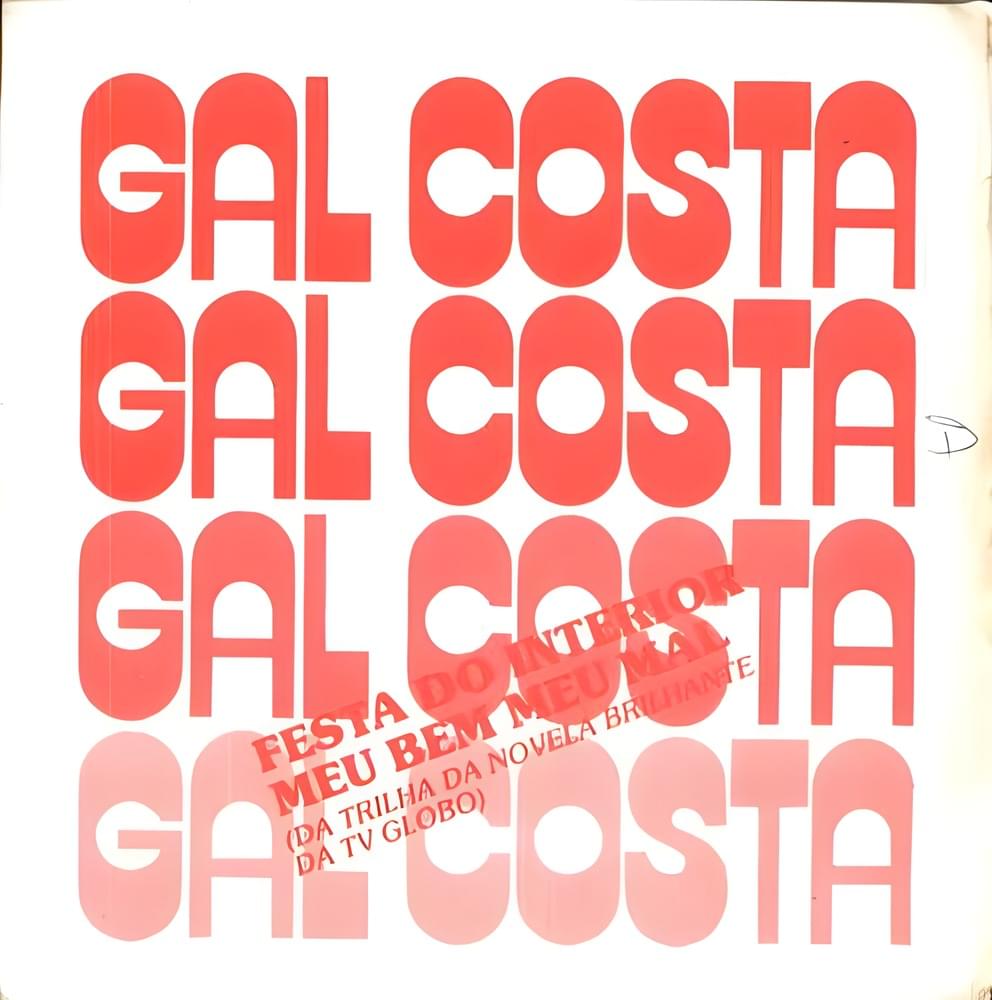 Album cover art for "Festa do Interior" by Gal Costa