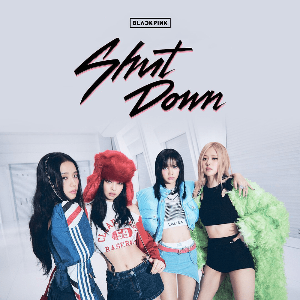 Album cover art for "Shut Down" by BLACKPINK