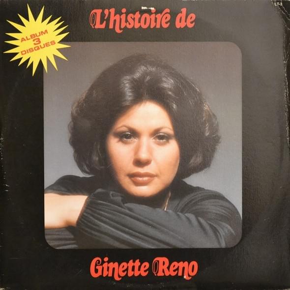 Album cover art for "Reste près de moi" by Ginette Reno