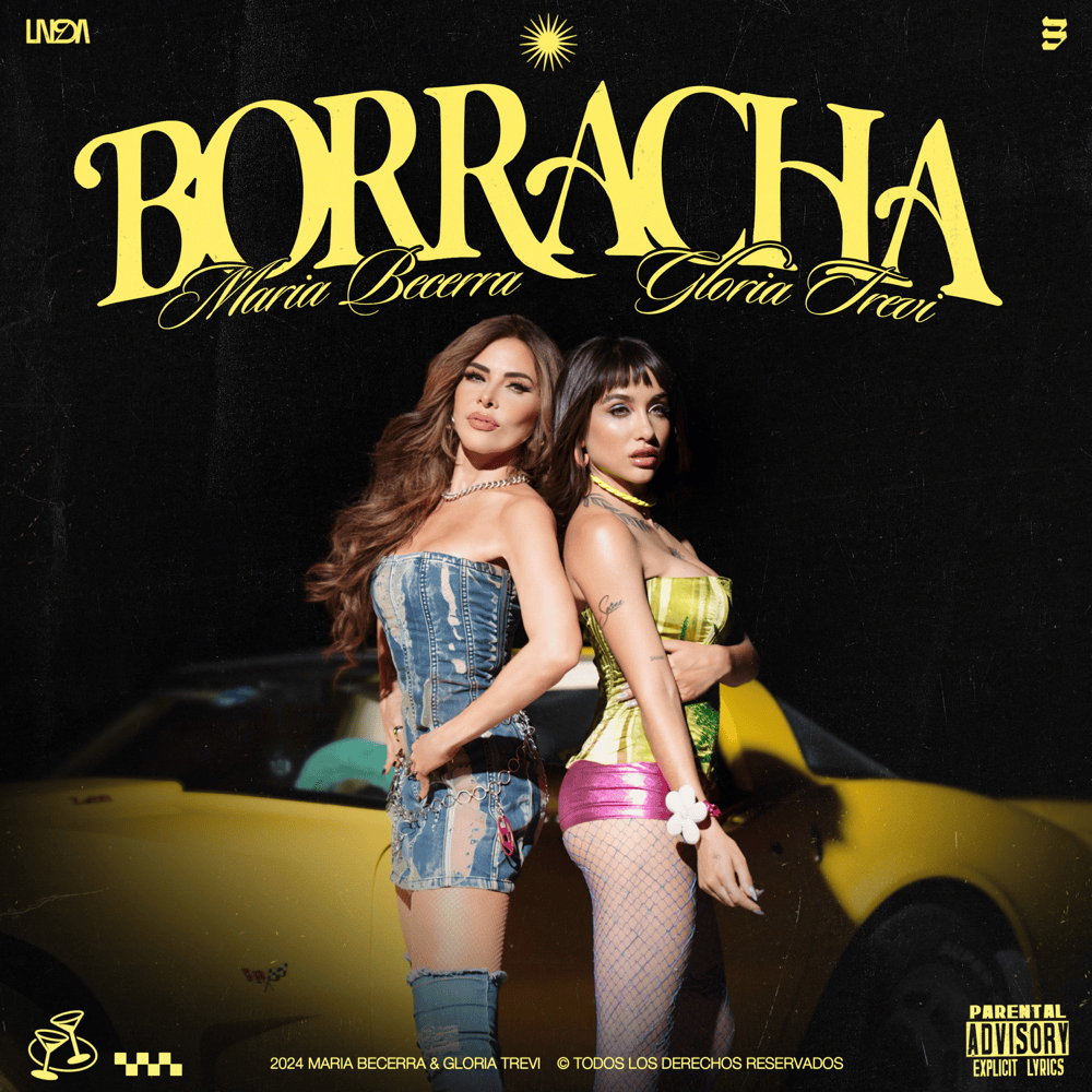 Album cover art for "BORRACHA" by Maria Becerra