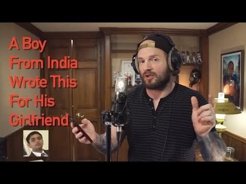 Album cover art for "A Boy From India Wrote This For His Girlfriend" by Mac Lethal