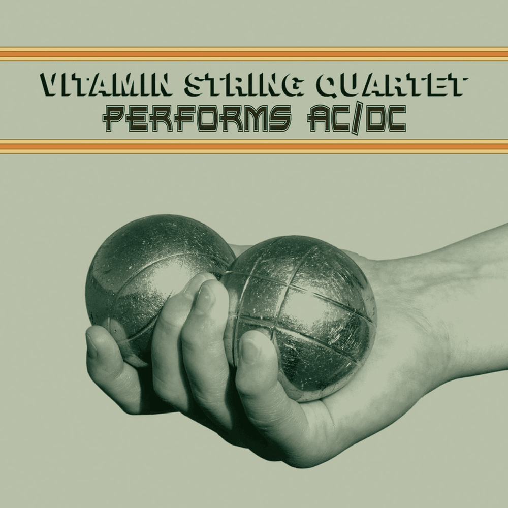 Album cover art for "Back in Black (2008)" by Vitamin String Quartet