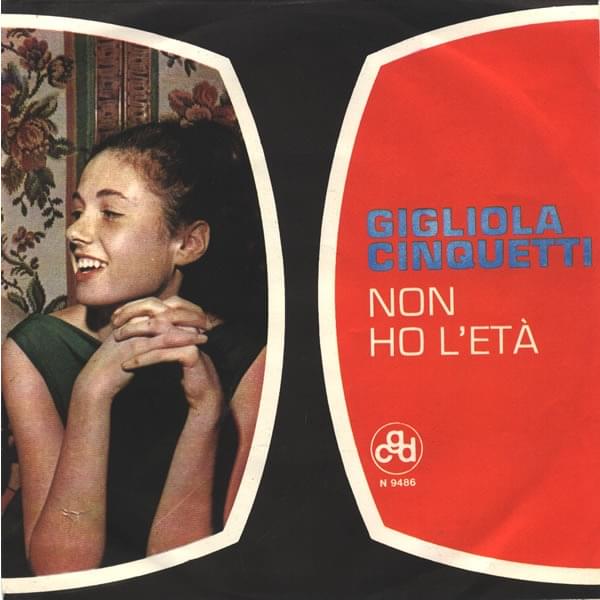 Album cover art for "Non ho let� (per amarti)" by Gigliola Cinquetti