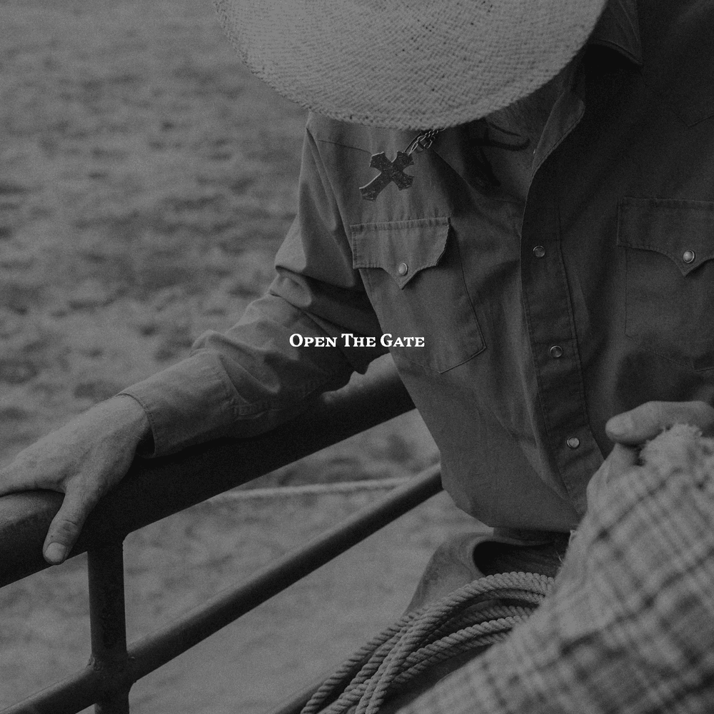 Album cover art for "Open the Gate" by Zach Bryan